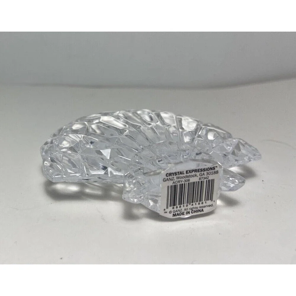 Ganz Crystal Expressions Clear Clam Shell Sun Catcher Free Standing Coastal